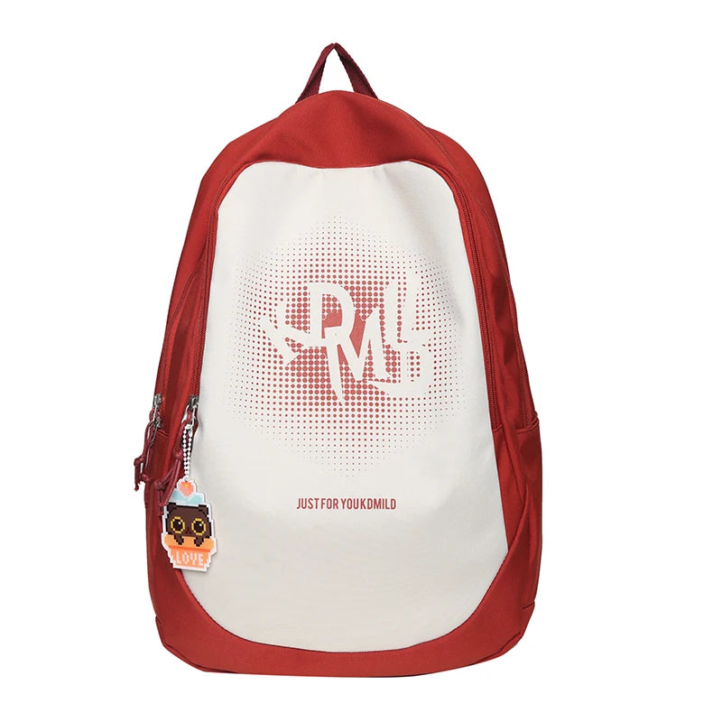 Trendy Lady Nylon High Capacity College Pocket Fashion Female Book Bag Girl Travel Laptop Backpack Teen Women Leisure School Bag