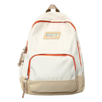 Trendy Lady Nylon Student Backpack New Male Women College Backpack Girl Boy Laptop School Bag Fashion Female Men Travel Book Bag