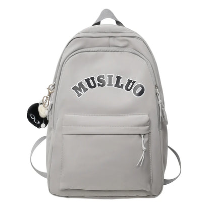 Trendy Men Women Green Leisure Book Bag Male Student Nylon Girl Boy Travel School Bag Cool Lady Laptop College Backpacks Fashion