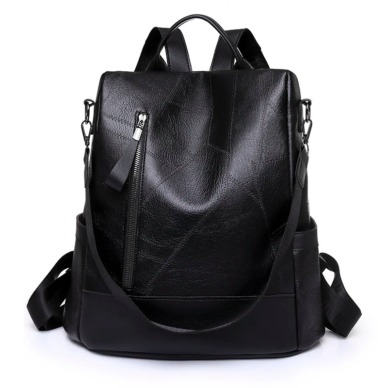 Trendy Multifunctional High Capacity Anti Theft Backpack Luxurious Women's Designer Brand Backpacks High Quality Leather Bookbag
