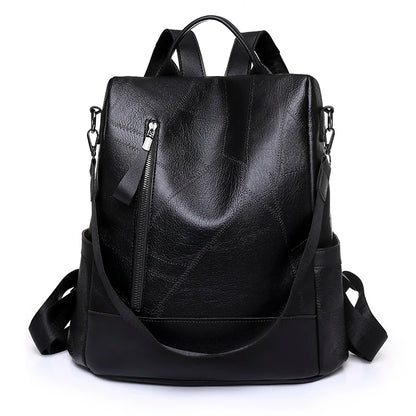 Trendy Multifunctional High Capacity Anti Theft Backpack Luxurious Women's Designer Brand Backpacks High Quality Leather Bookbag