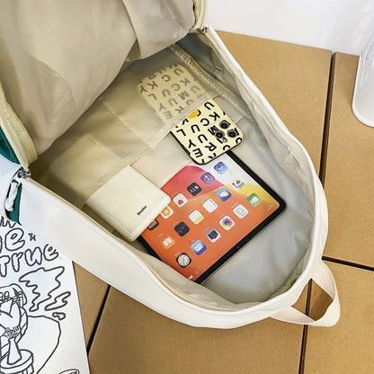 Trendy New Lady Kawaii College Backpack Fashion Women Nylon School Bag Cool Girl Travel Book Backpack Female Laptop Student Bags
