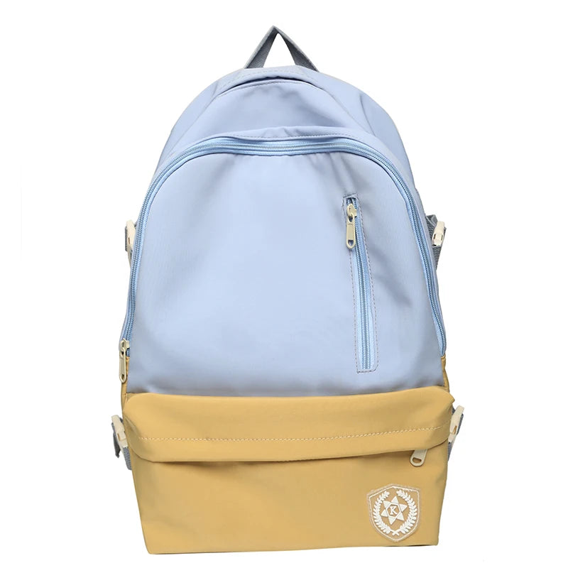 Trendy Nylon Cute Female College Bags Cool Ladies Laptop Backpack Fashion Women Book Backpack Girl Kawaii School Bag Student New