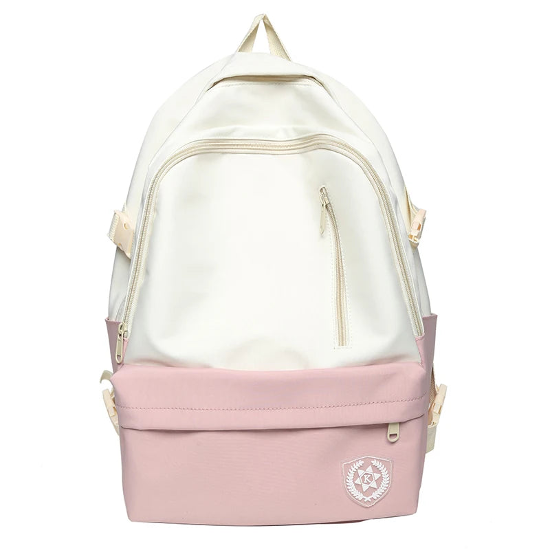 Trendy Nylon Cute Female College Bags Cool Ladies Laptop Backpack Fashion Women Book Backpack Girl Kawaii School Bag Student New