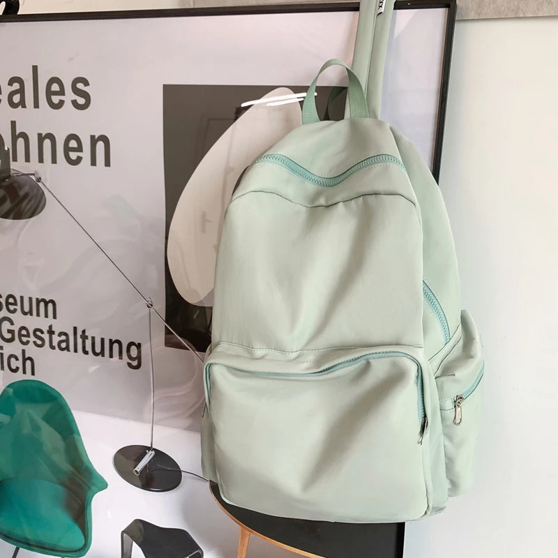 Trendy School Bag Nylon Travel Laptop Waterproof Cool Women Man College Backpack Schoolbag For teenage Girls Boys