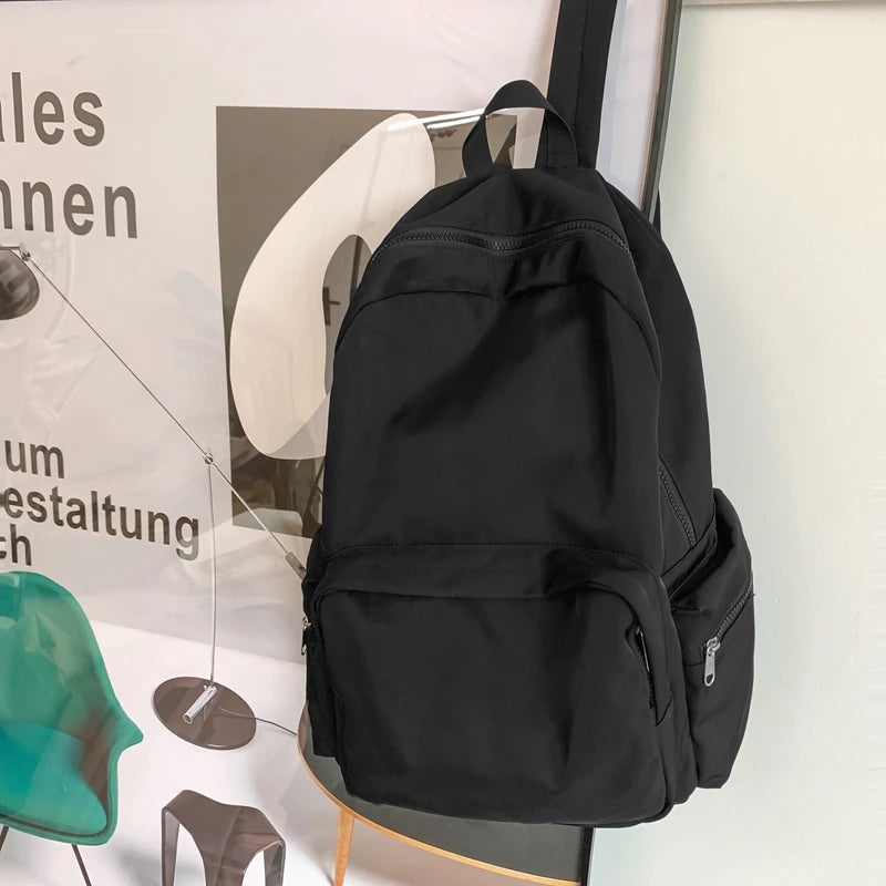 Trendy School Bag Nylon Travel Laptop Waterproof Cool Women Man College Backpack Schoolbag For teenage Girls Boys