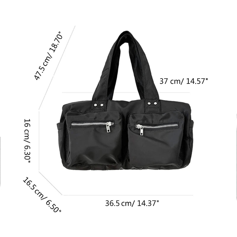 Trendy Underarm Pack Functional Nylon Commuters Bag for Travel Individuals Gift