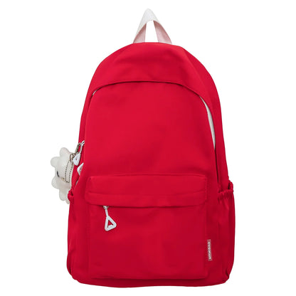 Trendy Women Green Kawaii College Backpack Lady Laptop Fashion Female Travel Cute Student BookBag Girl Nylon School Bag Cool New