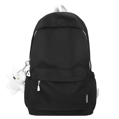 Trendy Women Green Kawaii College Backpack Lady Laptop Fashion Female Travel Cute Student BookBag Girl Nylon School Bag Cool New