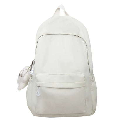 Trendy Women Green Kawaii College Backpack Lady Laptop Fashion Female Travel Cute Student BookBag Girl Nylon School Bag Cool New