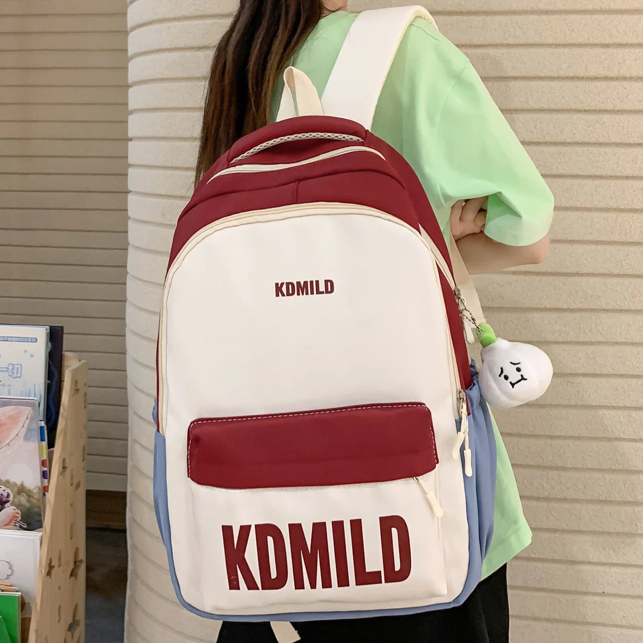 Trendy Women High Capacity Kawaii Female Laptop College Book Backpack Girl Cute Travel School Bags Lady Student Backpack Fashion