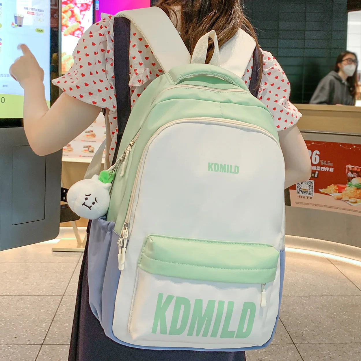 Trendy Women High Capacity Kawaii Female Laptop College Book Backpack Girl Cute Travel School Bags Lady Student Backpack Fashion