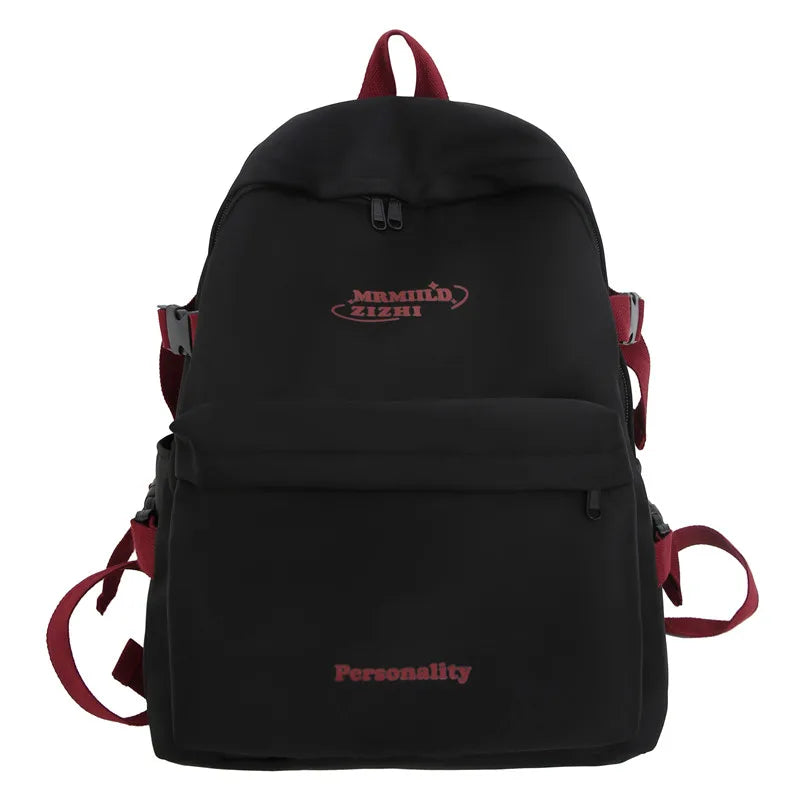 Trendy Women Kawaii Waterproof Laptop School Bag Cool Girl Nylon College Backpack Female Fashion Backpack Ladies Travel Book Bag