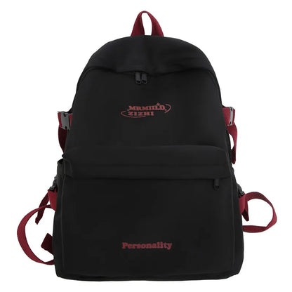 Trendy Women Kawaii Waterproof Laptop School Bag Cool Girl Nylon College Backpack Female Fashion Backpack Ladies Travel Book Bag