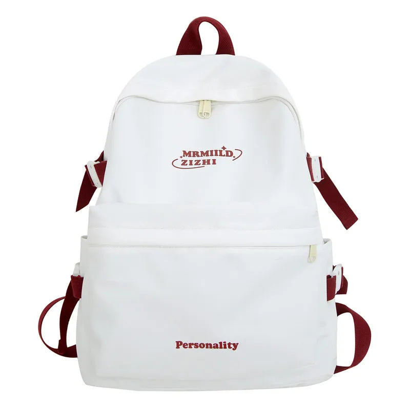 Trendy Women Kawaii Waterproof Laptop School Bag Cool Girl Nylon College Backpack Female Fashion Backpack Ladies Travel Book Bag