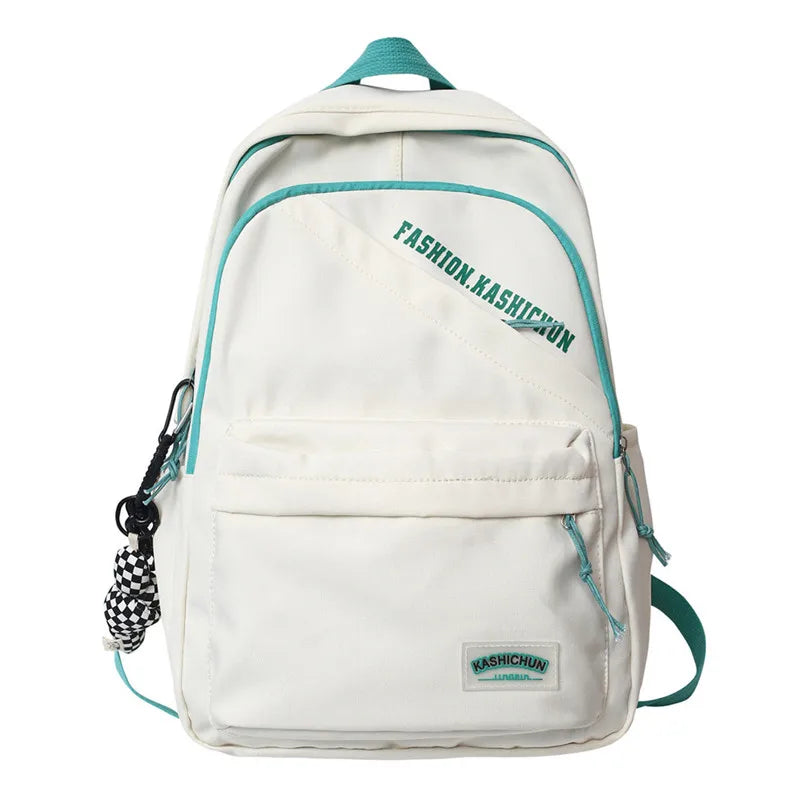Trendy Women Men School Bag Boy Girl Nylon Student Travel Backpack Fashion Male Lady Book Bag Female Laptop College Backpack New