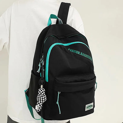 Trendy Women Men School Bag Boy Girl Nylon Student Travel Backpack Fashion Male Lady Book Bag Female Laptop College Backpack New