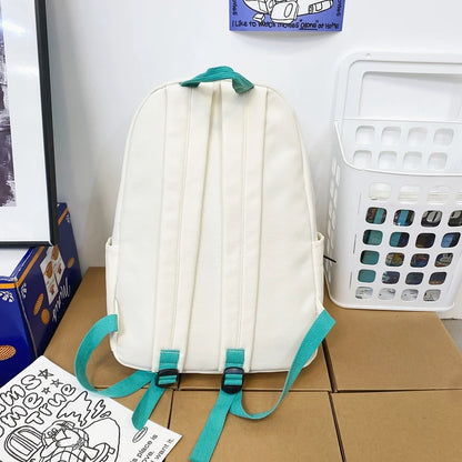 Trendy Women Men School Bag Boy Girl Nylon Student Travel Backpack Fashion Male Lady Book Bag Female Laptop College Backpack New