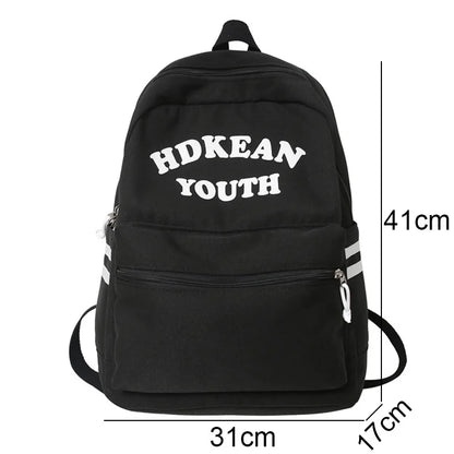 Trendy Women Nylon Purple Laptop Book Bag Girl Travel School Bag Fashion Cute Female College Backpack Lady Student Backpack Cool