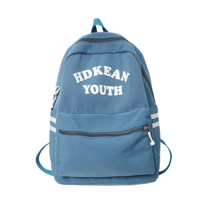 Trendy Women Nylon Purple Laptop Book Bag Girl Travel School Bag Fashion Cute Female College Backpack Lady Student Backpack Cool
