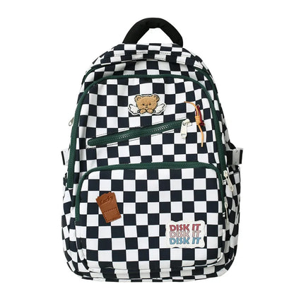 Trendy Women Nylon School Bag New Lady Leisure College Backpack Female Student Bag Fashion Girl Travel Book Laptop Backpack Cool