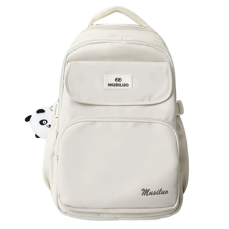 Trendy Women Pink School Bag New Girl Travel Book Backpack Fashion Ladies Kawaii College Backpack Cool Female Laptop Student Bag
