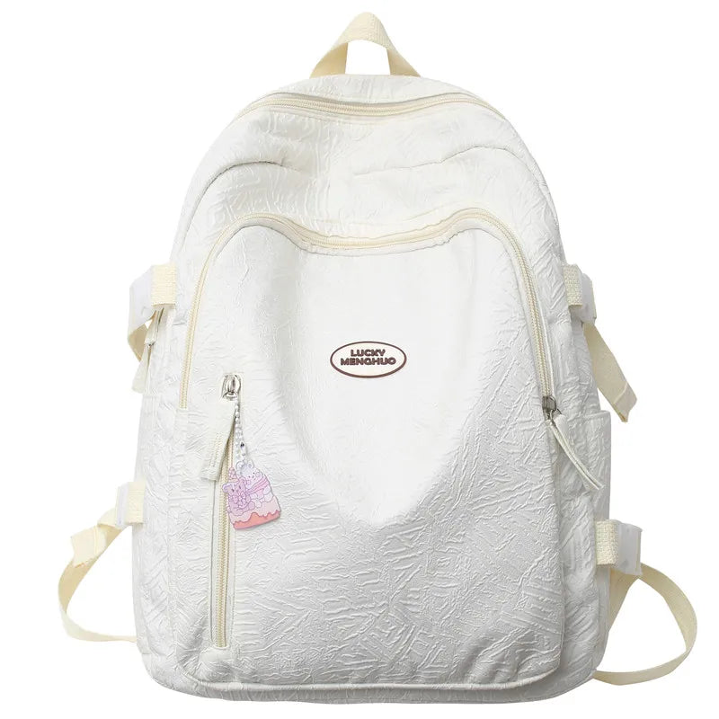 Trendy Women Yellow Laptop School Bag Girl Travel Kawaii Book Backpack Fashion Lady Leisure Bag Female Cute College Backpack New