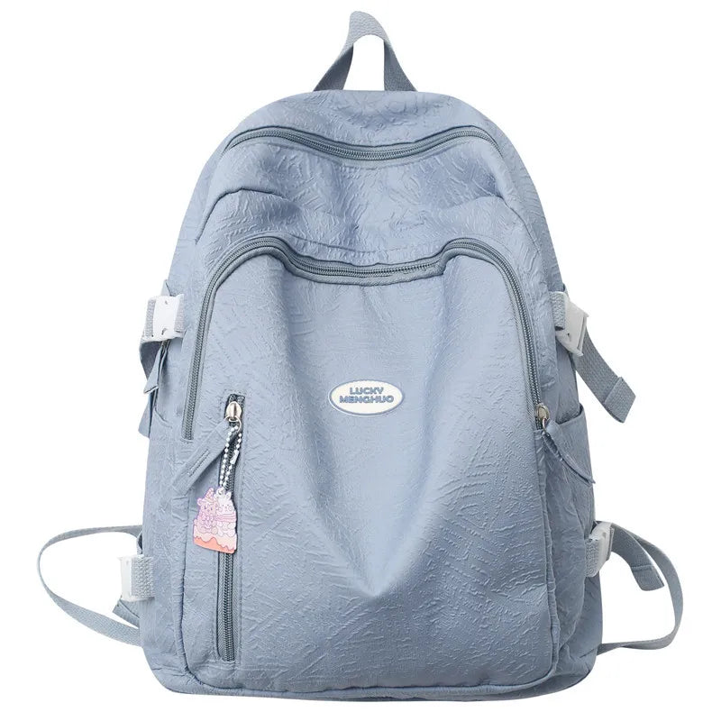 Trendy Women Yellow Laptop School Bag Girl Travel Kawaii Book Backpack Fashion Lady Leisure Bag Female Cute College Backpack New