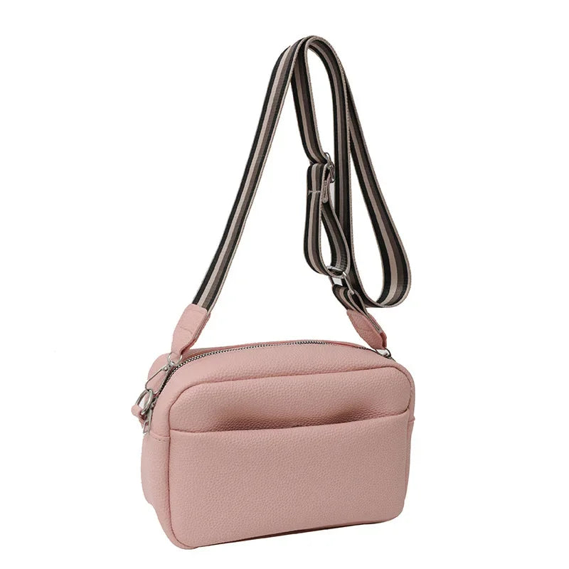 Trendy Women's Bags 2024 New Solid Color PU Crossbody Bag Shoulder Bag Small Square Bag Designer Bags Luxury