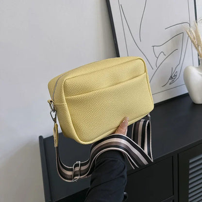 Trendy Women's Bags 2024 New Solid Color PU Crossbody Bag Shoulder Bag Small Square Bag Designer Bags Luxury
