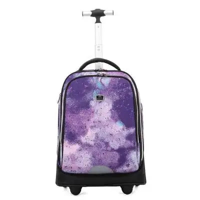 Trolley backpacks bags for teenagers School Wheeled backpack for girls USB Charging Port backpack On wheels luggage Rolling Bags