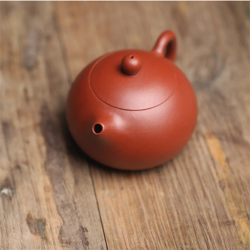 True Yixing Zisha Zhu Clay Tea Pot Marked Ball Shaped Infuser Holes 180ml Xishi Pot Master Handmade Kungfu Pot On Sales China