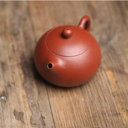 True Yixing Zisha Zhu Clay Tea Pot Marked Ball Shaped Infuser Holes 180ml Xishi Pot Master Handmade Kungfu Pot On Sales China