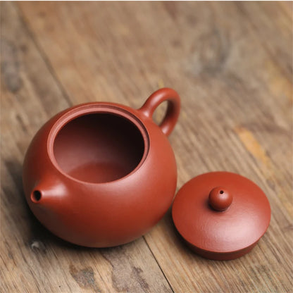 True Yixing Zisha Zhu Clay Tea Pot Marked Ball Shaped Infuser Holes 180ml Xishi Pot Master Handmade Kungfu Pot On Sales China