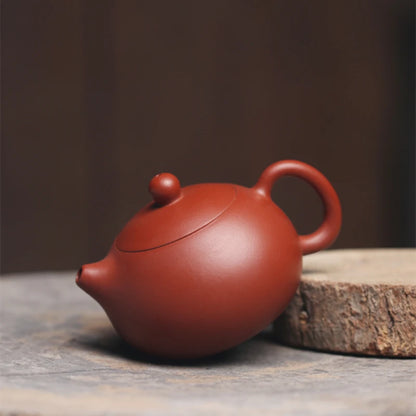 True Yixing Zisha Zhu Clay Tea Pot Marked Ball Shaped Infuser Holes 180ml Xishi Pot Master Handmade Kungfu Pot On Sales China