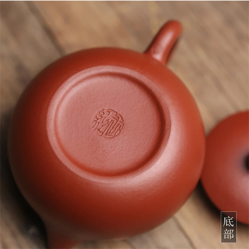 True Yixing Zisha Zhu Clay Tea Pot Marked Ball Shaped Infuser Holes 180ml Xishi Pot Master Handmade Kungfu Pot On Sales China