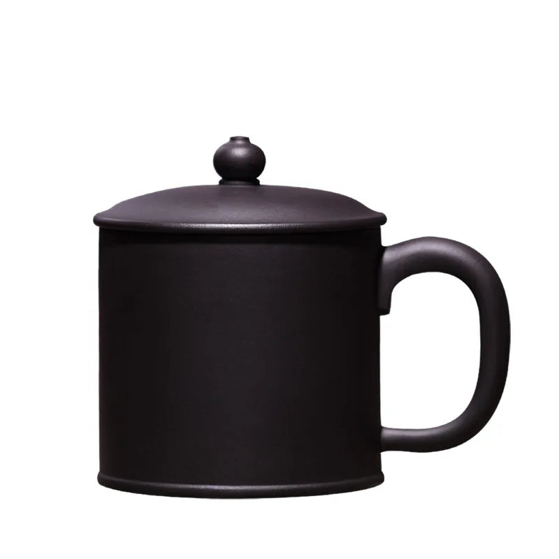 True yixing purple sand cup pure manual purple cover cup office cup cup cup kung fu tea cups bonanza