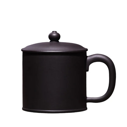 True yixing purple sand cup pure manual purple cover cup office cup cup cup kung fu tea cups bonanza