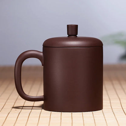 True yixing purple sand cup tea cups violet arenaceous office cup fook cup with cover kung fu tea tea cups