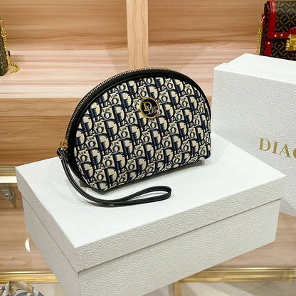 Tweed Travel Cosmetic For Women Large Lipstick Storage Bag Cute Makeup Pouch Clutch Handbags Make Up Organizer Beauty Case