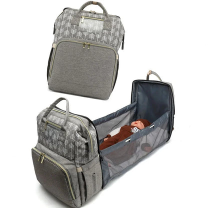 Two In One Crib backpack Foldable Diaper Baby Bed Newborn Bassinet Mummy Maternity Nursing Travel Stroller Bag Organizer