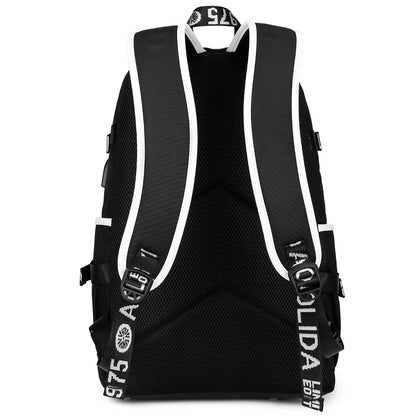 USB Boy Girl Kids Book Bags Anime Assassination Classroom Large Capacity Teenagers Schoolbags Women Men Laptop Travel Backpack