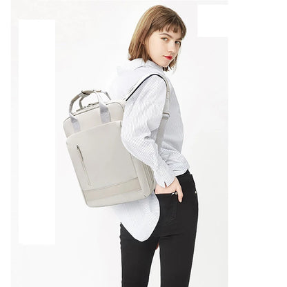 USB Charging Women Backpack 14 15.6 Inch Laptop Backpack Fashion Function School Backpack Travel Bag