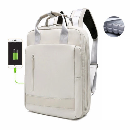 USB Charging Women Backpack 14 15.6 Inch Laptop Backpack Fashion Function School Backpack Travel Bag