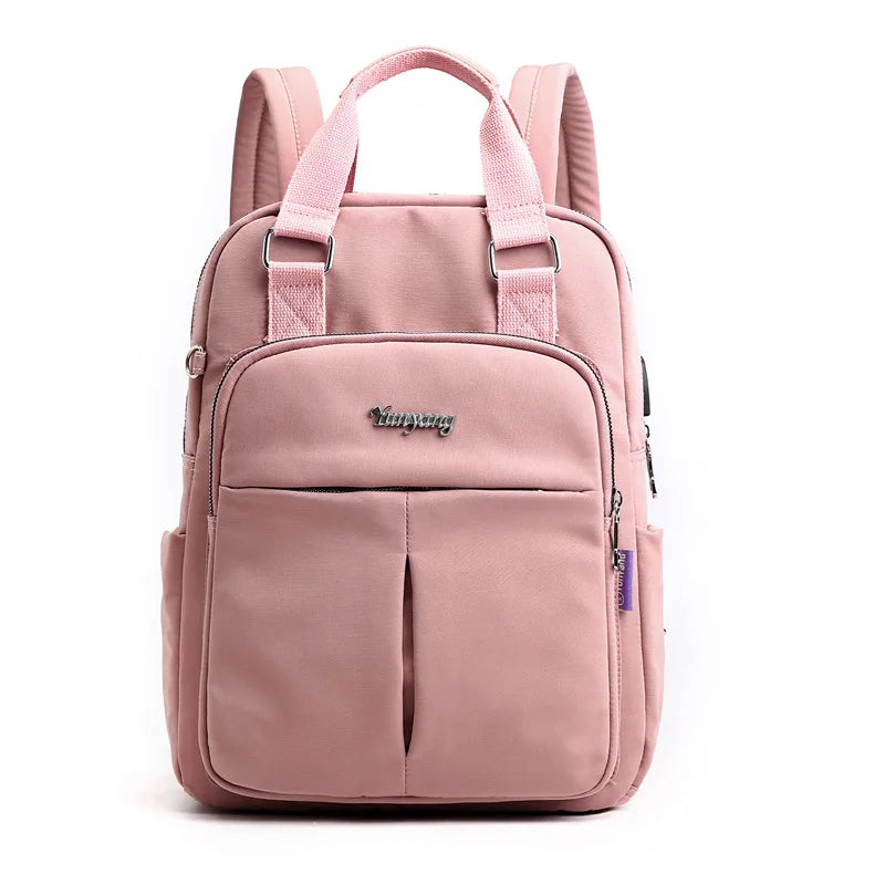 USB Charging  Women Backpack Girls Travel Backpacks High Quality BookBags Mochilas School Backpack for College Students