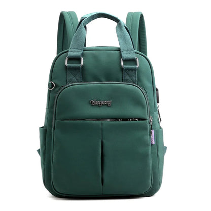 USB Charging  Women Backpack Girls Travel Backpacks High Quality BookBags Mochilas School Backpack for College Students