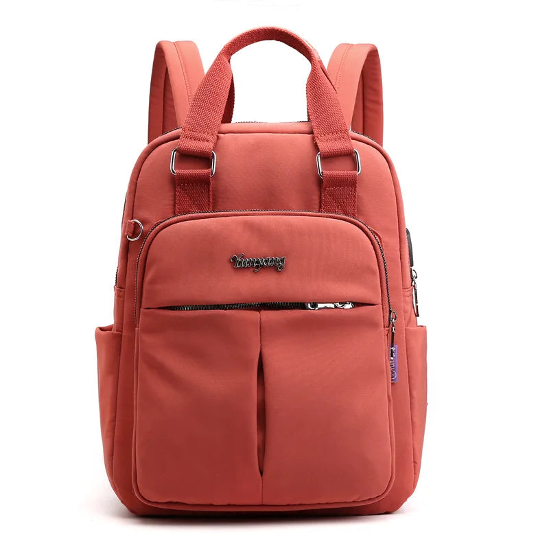 USB Charging  Women Backpack Girls Travel Backpacks High Quality BookBags Mochilas School Backpack for College Students