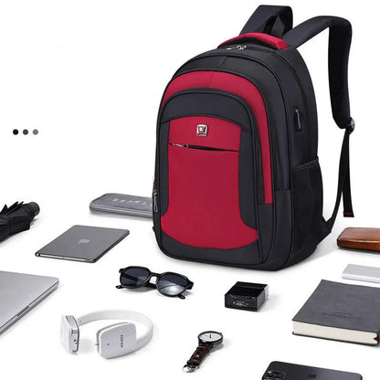 USB Recharging Male Backpacks Teenagers Boys High Quality School College Students Laptop Large Capacity Bags Wholesale