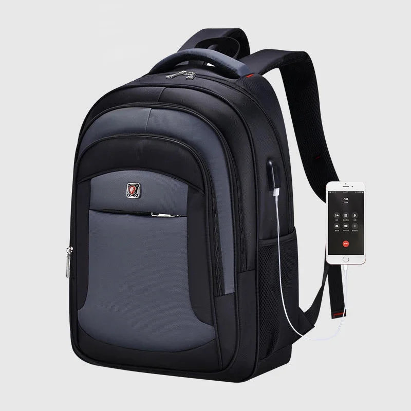 USB Recharging Male Backpacks Teenagers Boys High Quality School College Students Laptop Large Capacity Bags Wholesale