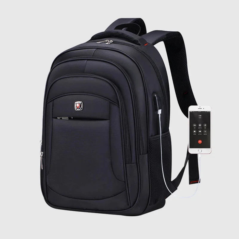 USB Recharging Male Backpacks Teenagers Boys High Quality School College Students Laptop Large Capacity Bags Wholesale